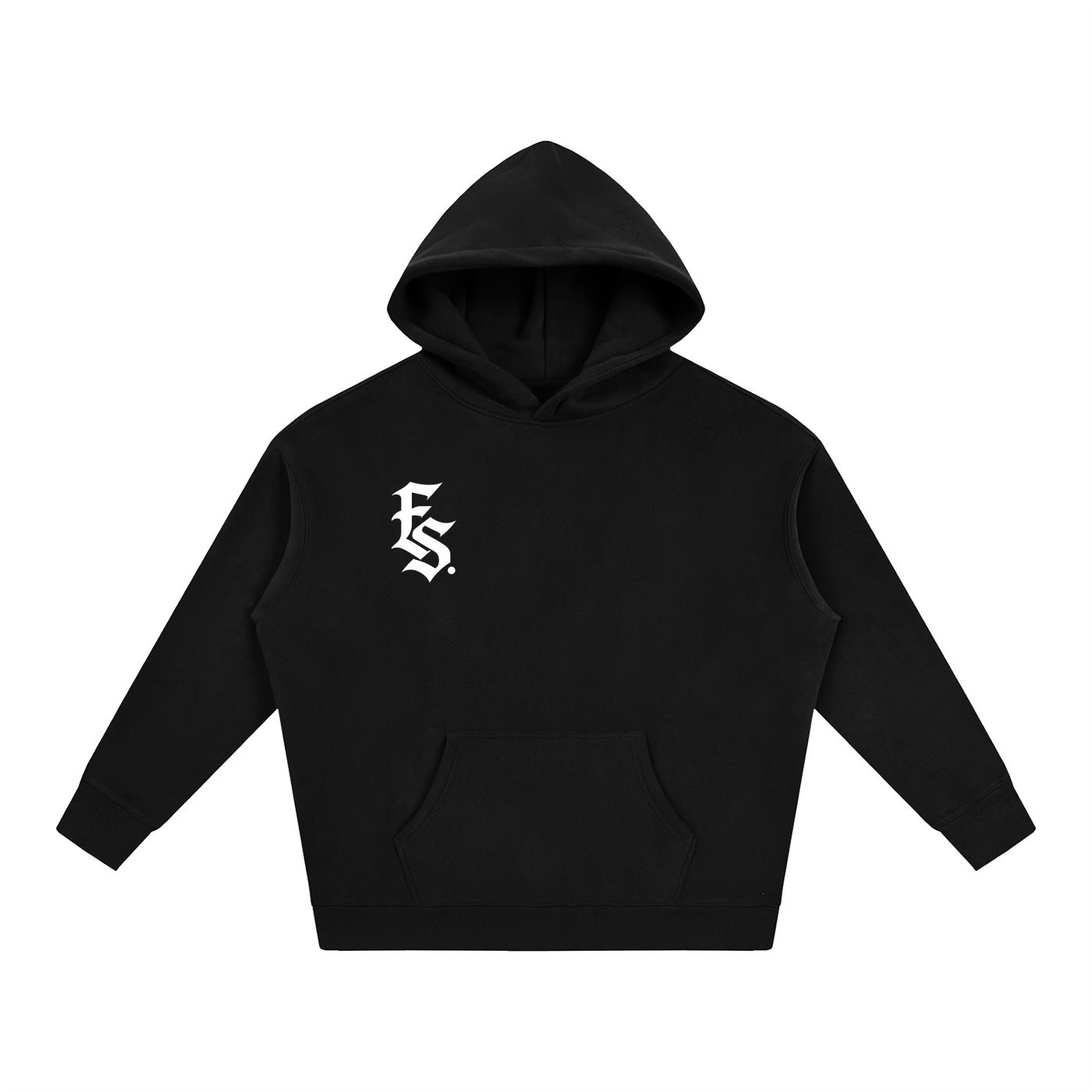 ES Essential Black Hoodie